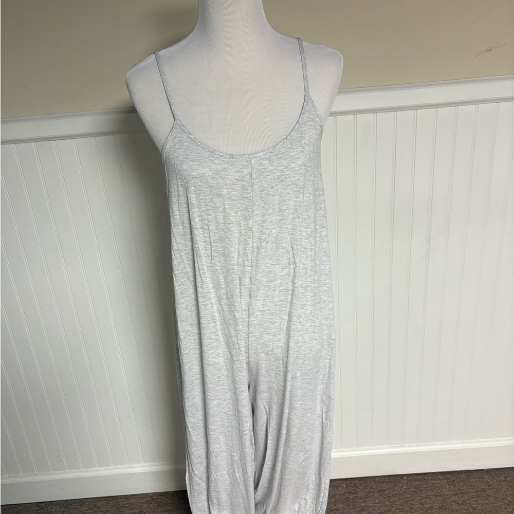 Old Navy Light Gray Jumpsuit